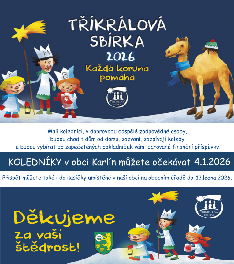 Tříkrálová sbírka 2026